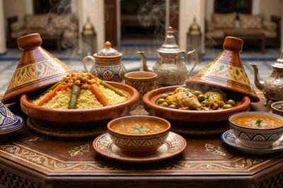 المطبخ المغربي: سيمفونية الذوق والتاريخ - موسوعة شاملة للأسرار والتقاليد وفنون الطهي العريقة