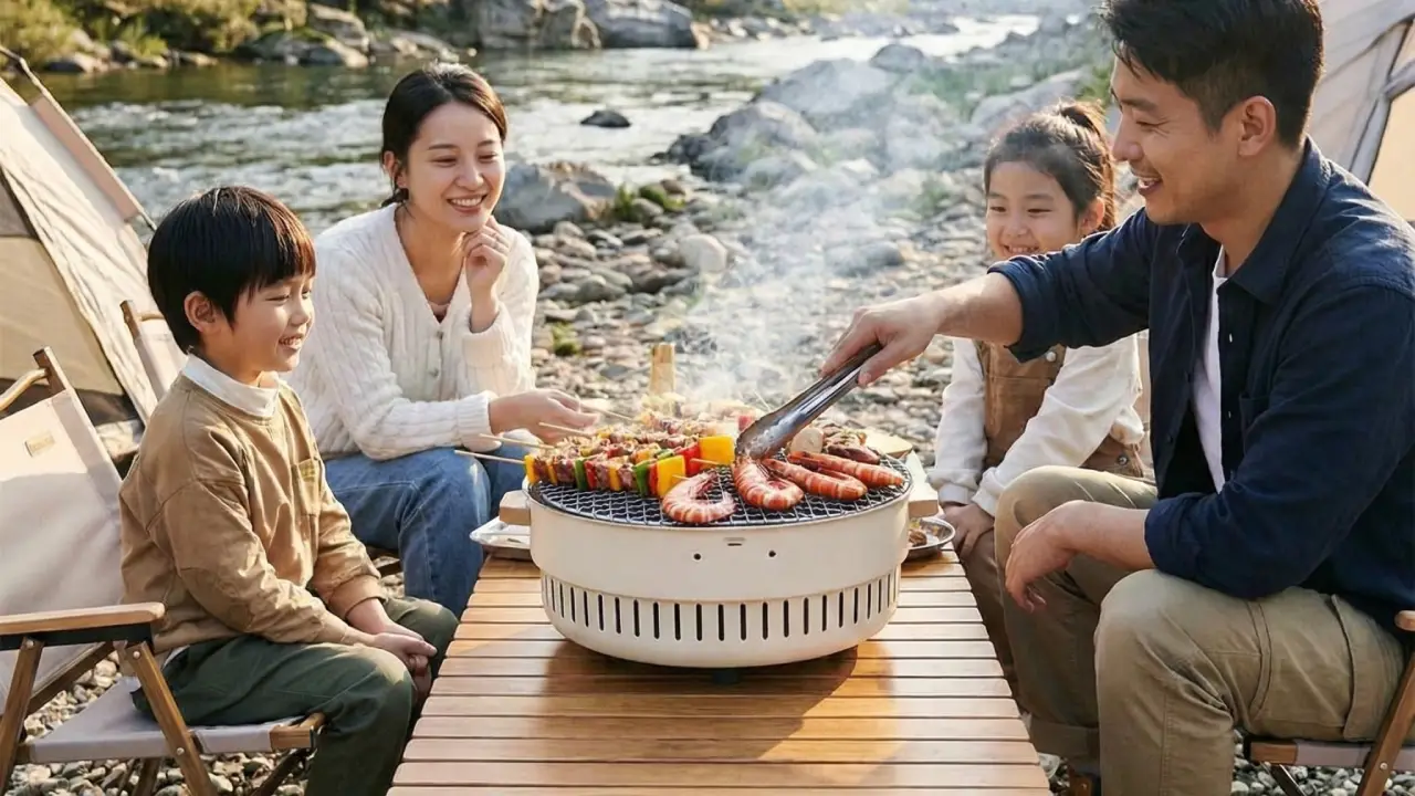 شواية فحم للتخييم: دليلك الشامل لاختيار الأفضل واحتراف الشواء في البر